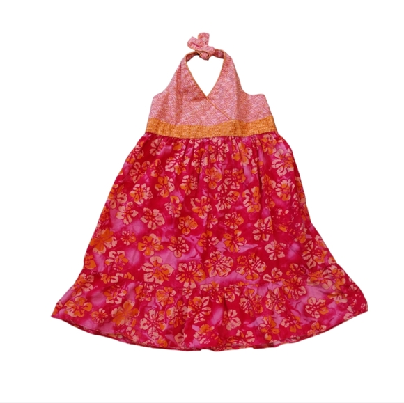 Youngland Other - Youngland Girl size 5 Paisley polka dot Floral Stretch A Line Sleeveless Dress